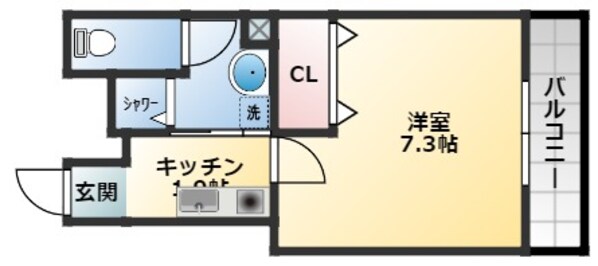 グロースコート恵我ノ荘の物件間取画像